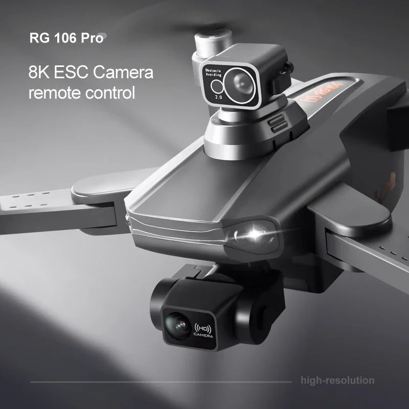 8K Dual-Camera GPS Drone - Brushless Motor Quadcopter for Aerial Shots