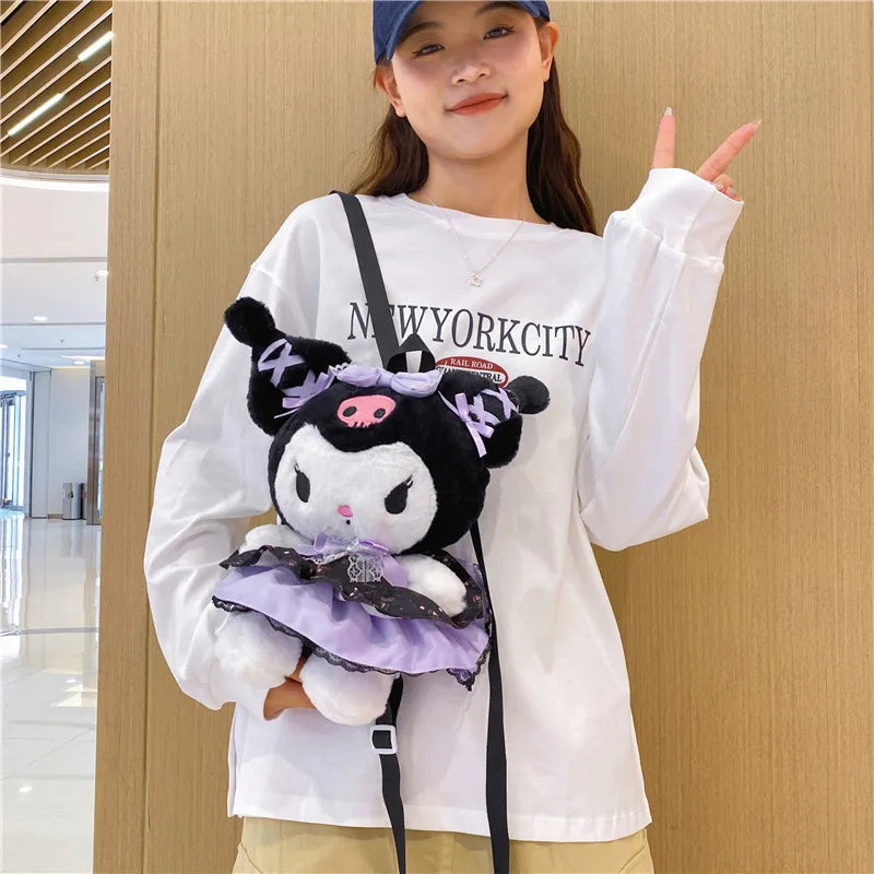 Adorable My Melody Plush Backpack for Girls to Carry to School - ToylandEU