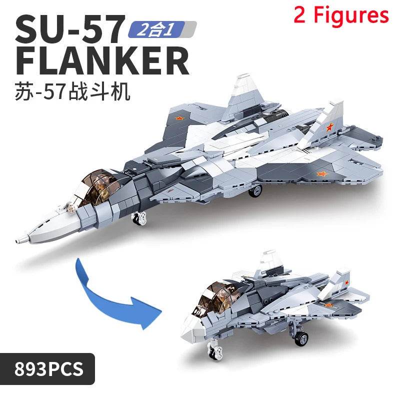 Military F/A-18E Super BumbleBee Fighter Plane Building Blocks - ToylandEU