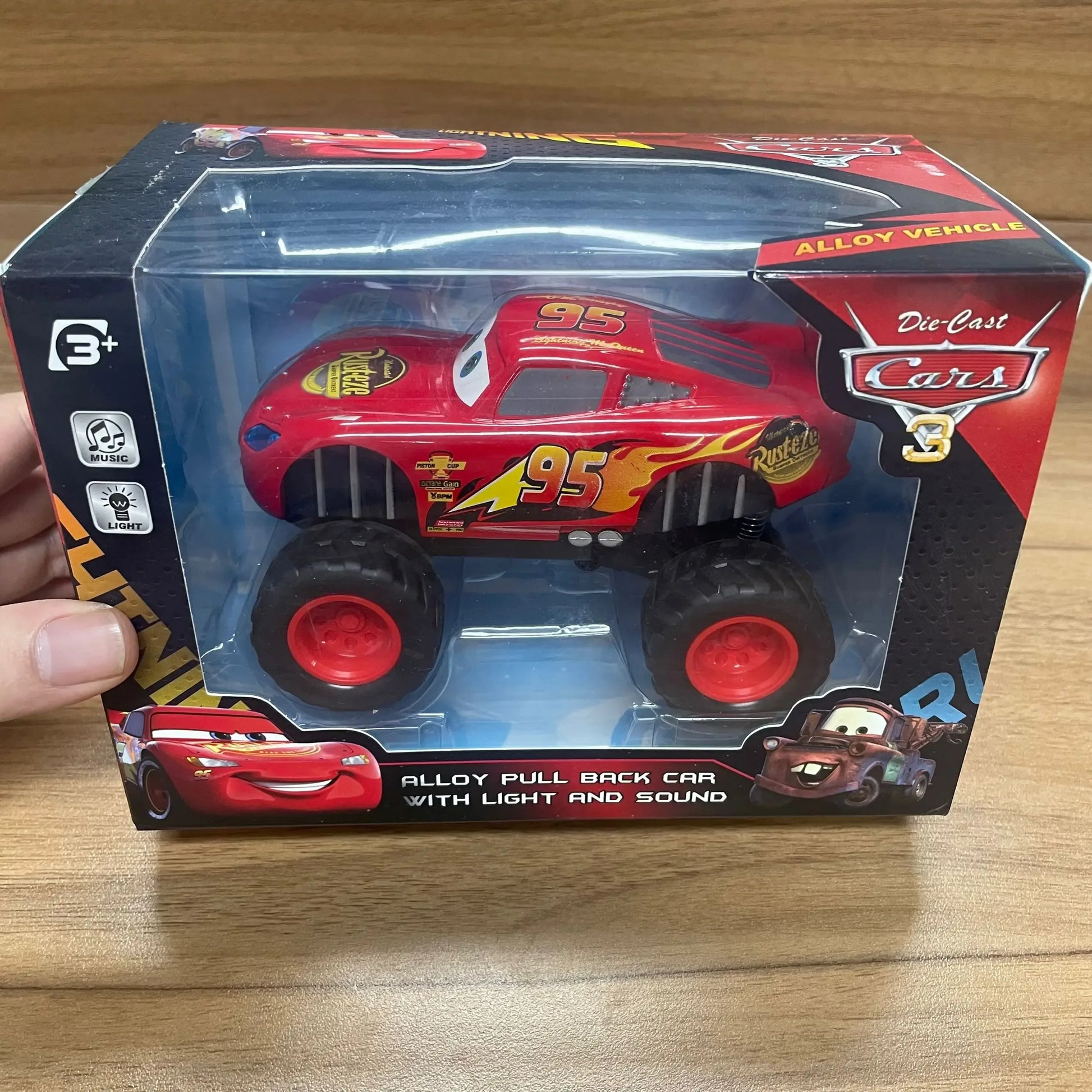 Lightning McQueen Diecast Car Pull Back Off Road Toy - ToylandEU
