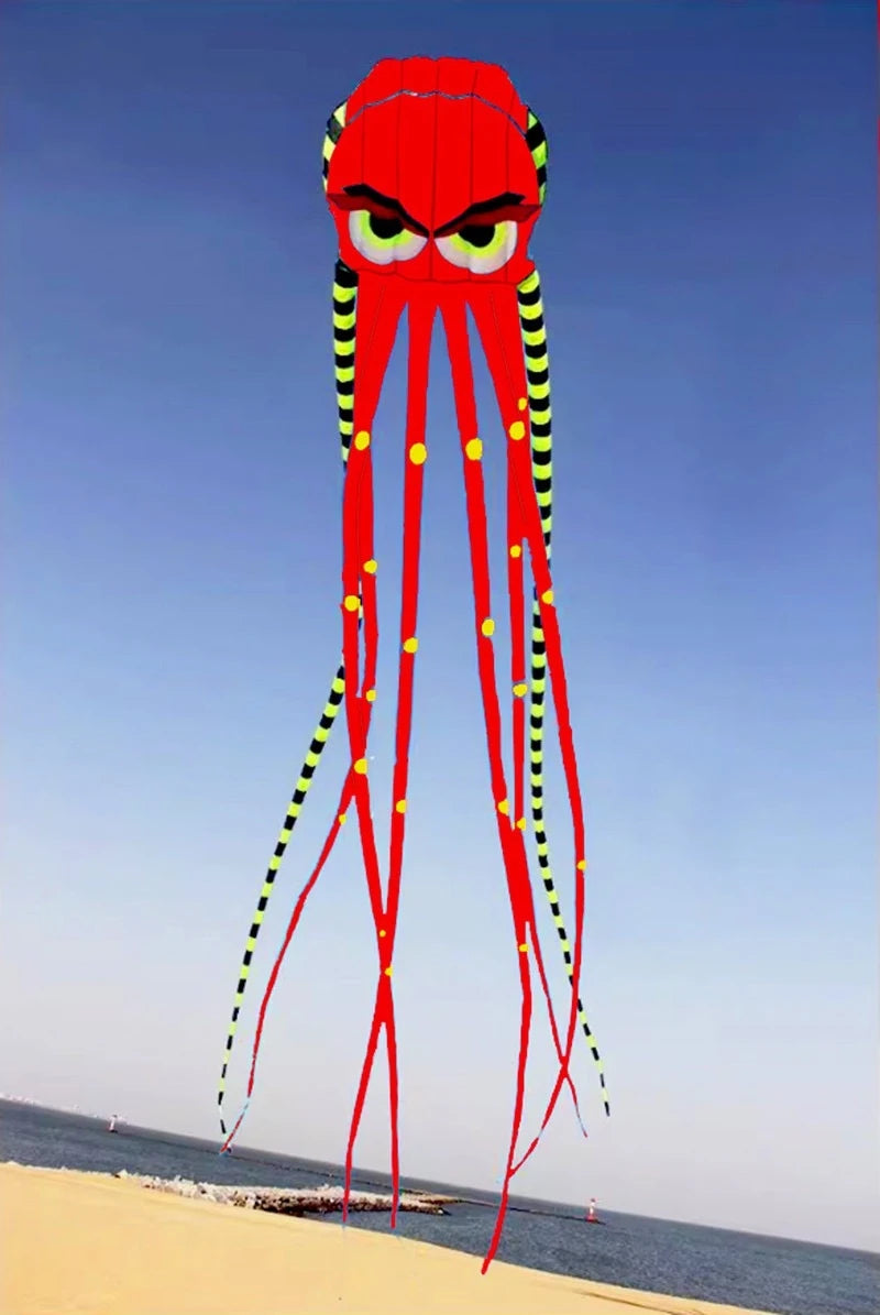 Kite | 8m Octopus Power Kite | Ripstop Nylon | Multicolor