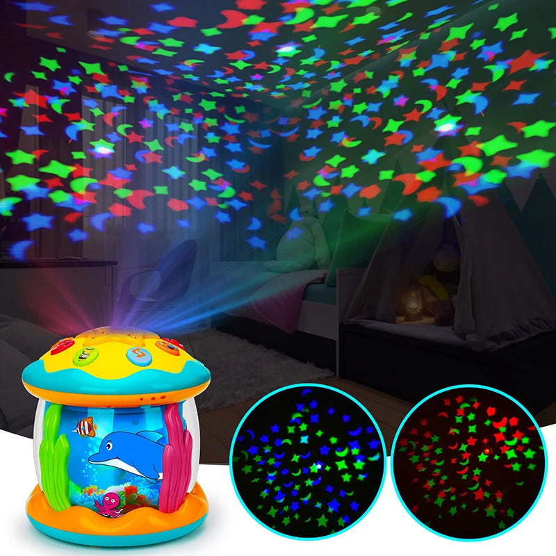 Ocean Light Rotary Projector Musical Baby Toy for 1-3 Year Olds AliExpress Toyland EU