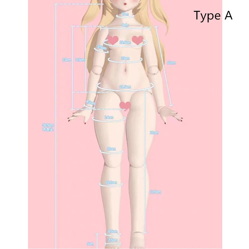 New 1/4 Imomo Doll Head in White/Tan Skin with Soft PVC Material - ToylandEU