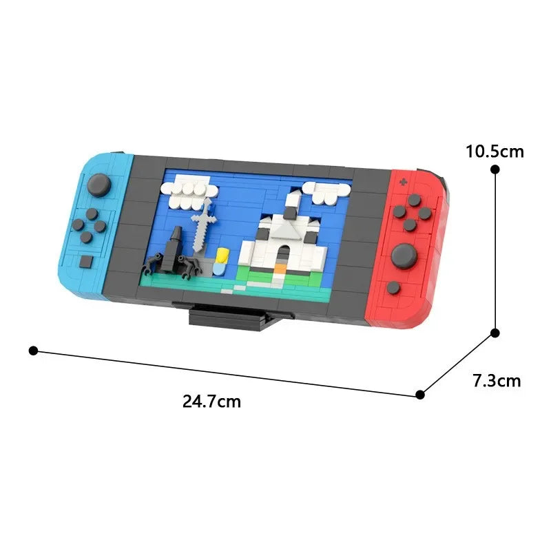 Building Block Set | Retro Handheld Console | 451 Pieces
