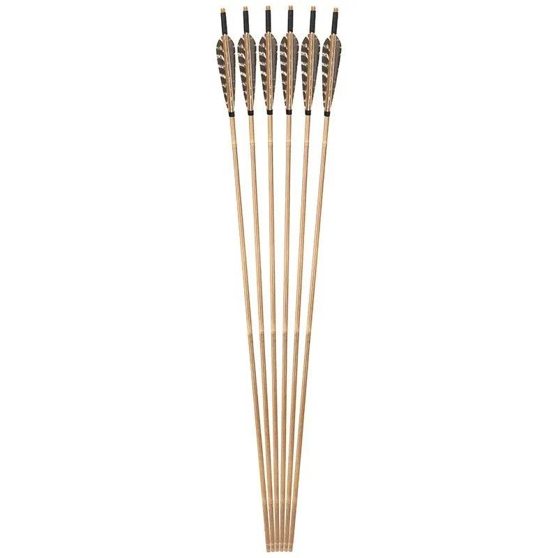 Bamboo Arrows | 33 Inch 12 Pack | Toylandeu™