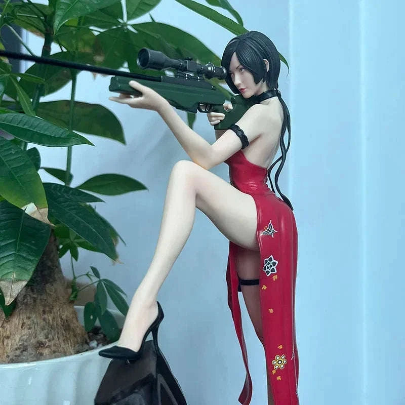 Ada Wong, Jill Valentine, Leon Scott Kennedy Figure, Resident Evil Anime Gaming Figurines 13 in