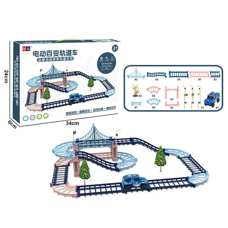 Electric Train Toy for Parent Child Educational Fun