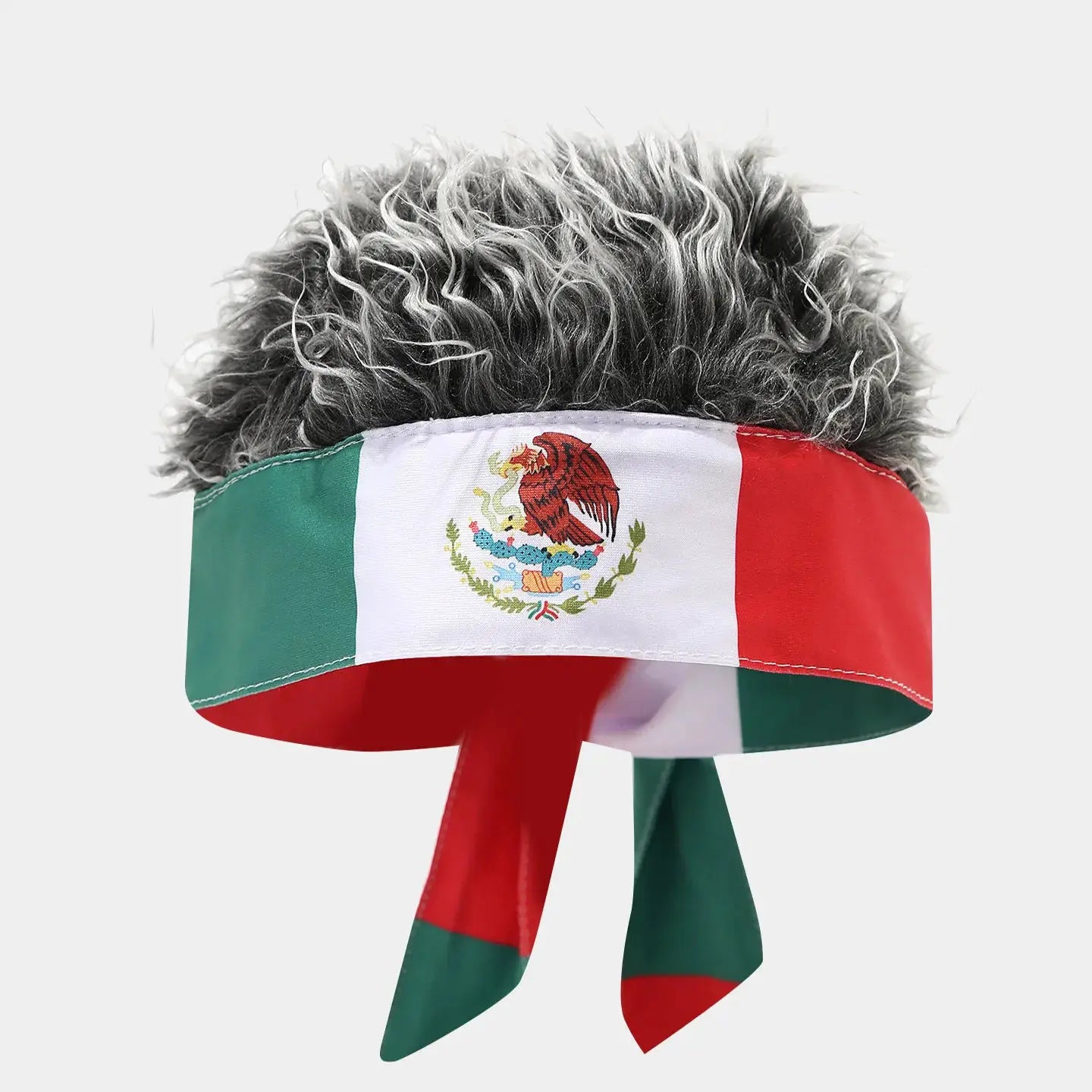 2026Novelty Wig Headband, Country Flag Inspired Sports Fan Hat, Funny Fake Hair Cap for Football Match & Party - ToylandEU