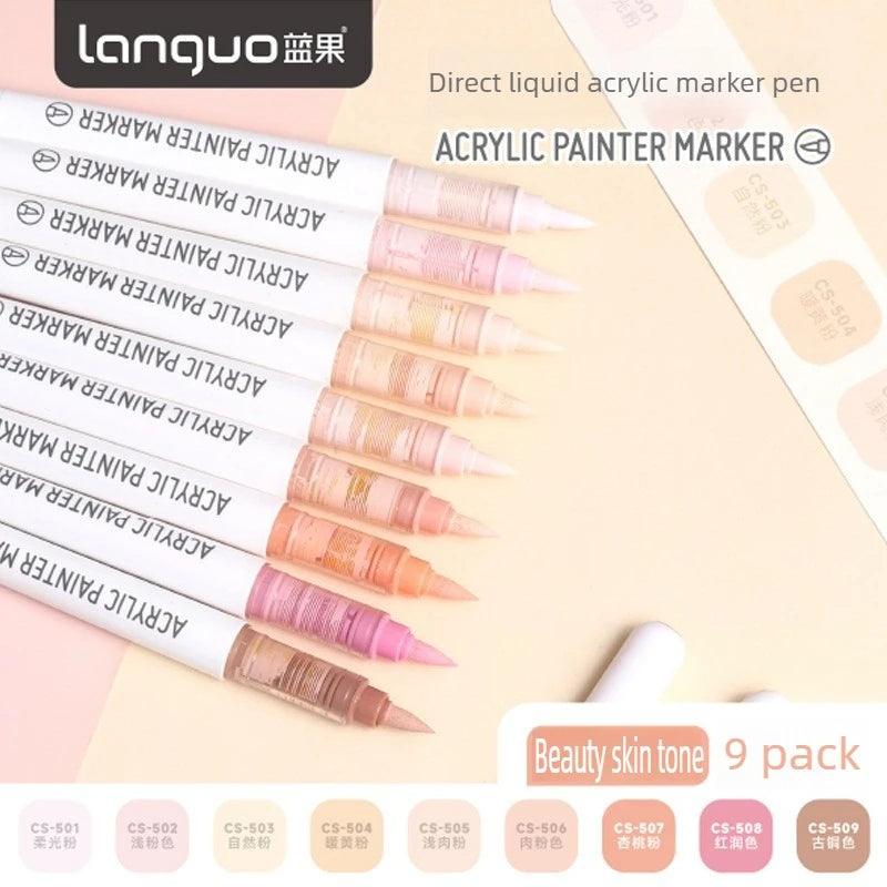 Acrylic Markers | Soft Brush Tip | Toylandeu™