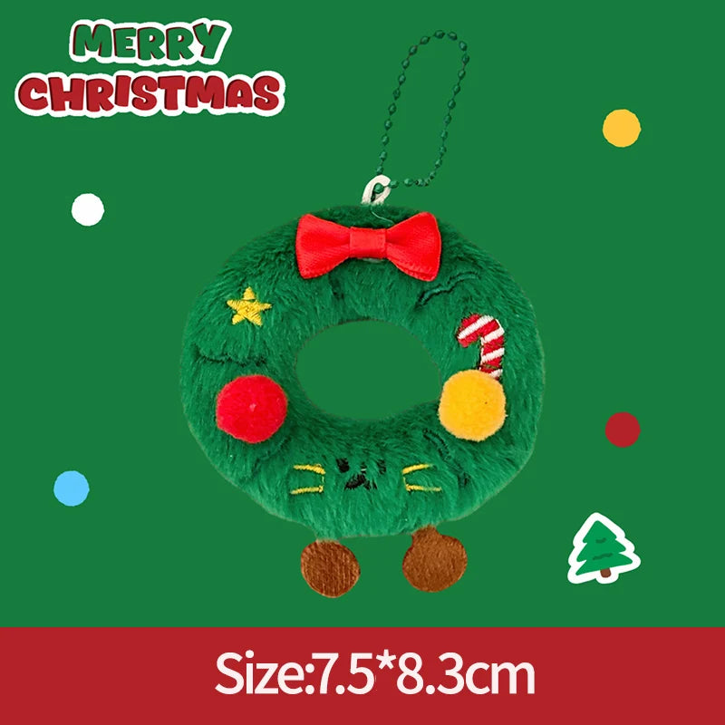 Christmas Plush Ornament | Santa Claus Snowman | Soft Touch Design