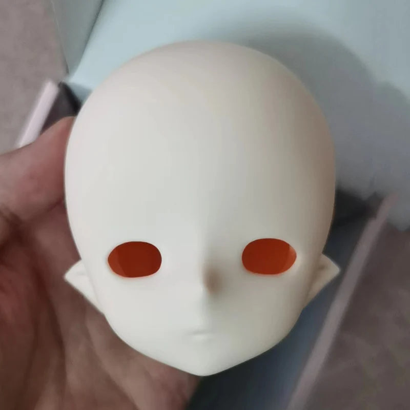 New 1/4 Imomo Doll Head in White/Tan Skin with Soft PVC Material - ToylandEU