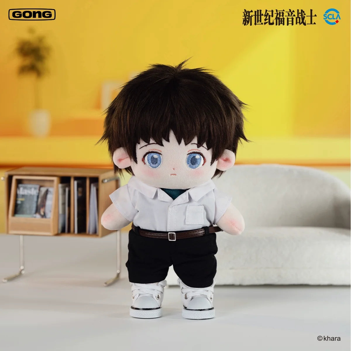 Plush Doll | Gong x Neon Genesis Evangelion | EVA 20cm | Removable Clothes