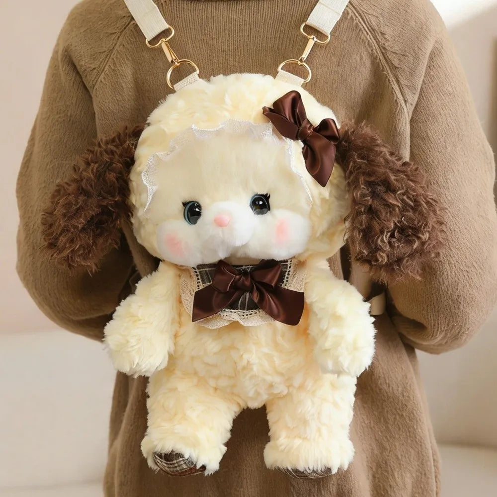 Colorful Cute Animal Plush Backpack With Detachable Strap