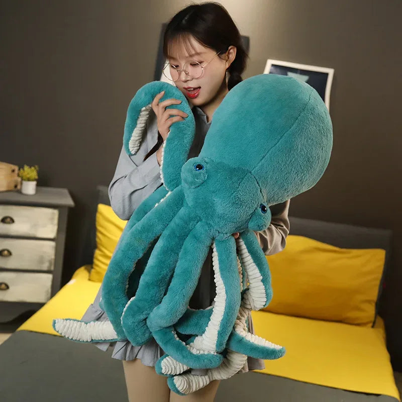 Lifelike Octopus Plush Toy Cushion For Kids Birthday Gift - ToylandEU