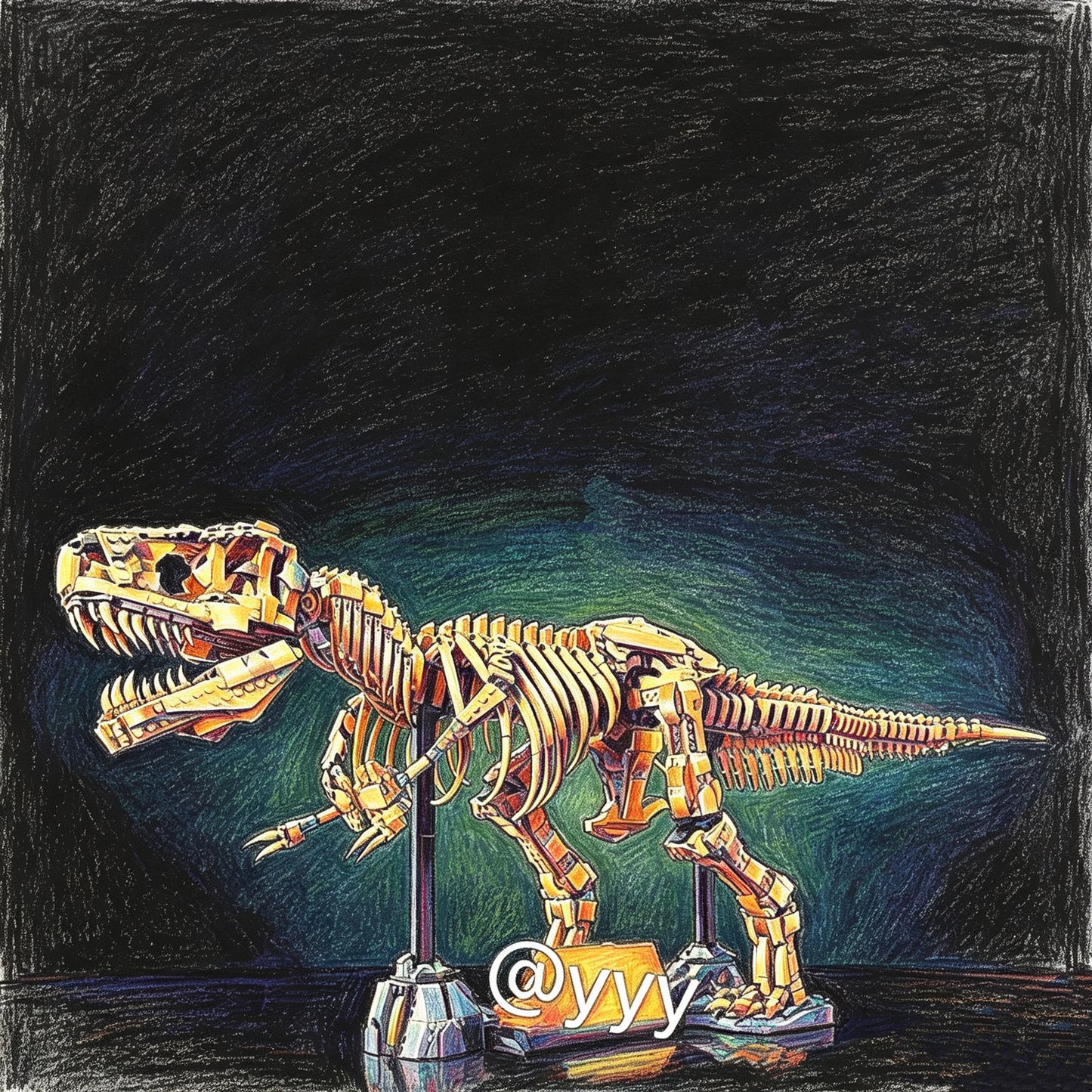 Dinosaur Model Kit | 3145 Pieces | Assembly Required | Tyrannosaurus Rex