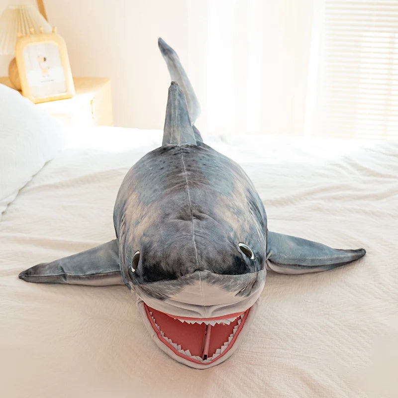 Grey Shark Plush | Ultra Soft Fill | Toylandeu™