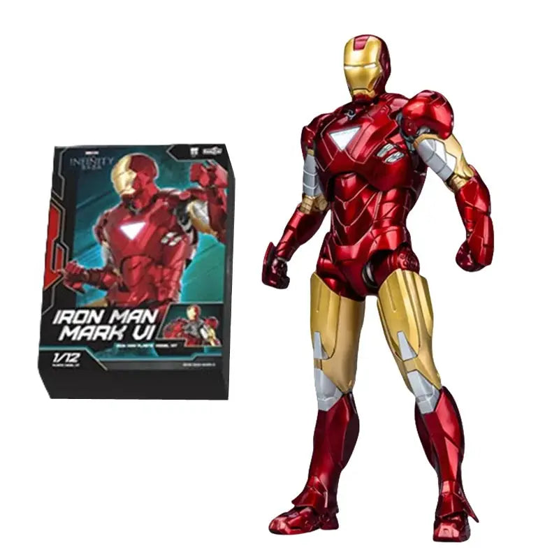 Fondjoy Iron Man Tony Stark MK1 MK2 MK3 MK4 MK5 MK6 MK7 Action Figure Toys Model Collect Garage Kit Children Birthday Gifts - ToylandEU