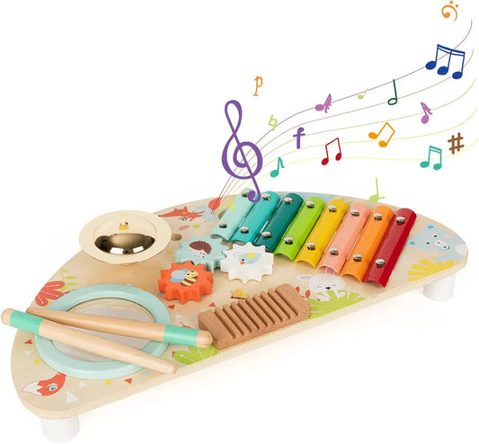 Wooden Montessori Musical Toddler Instrument Set - ToylandEU