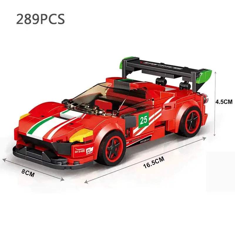 Speed Series Racing Sports Vehiclea Technique Car Supercar Building Blocks Set Bricks Classic MOC Model Toys For Kids - ToylandEU