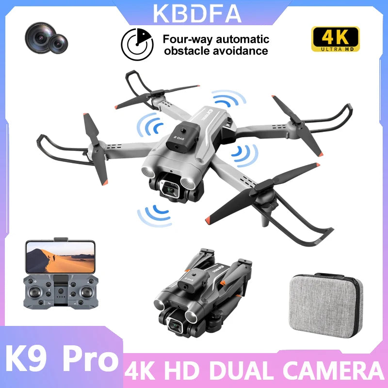 KBDFA New K9 Pro RC Drone 4K Professinal Wide Angle Optical Flow - ToylandEU