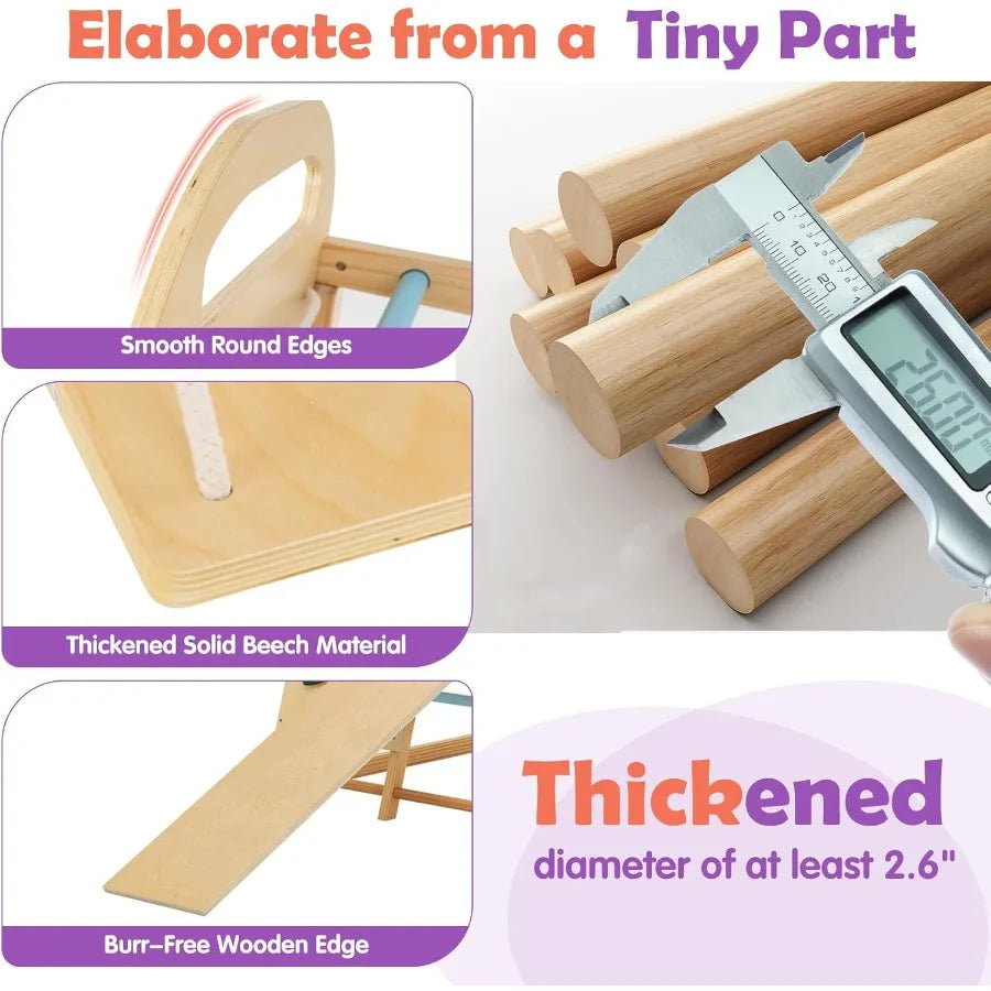 Montessori Indoor Jungle Gym Eight In One Playground For Toddlers