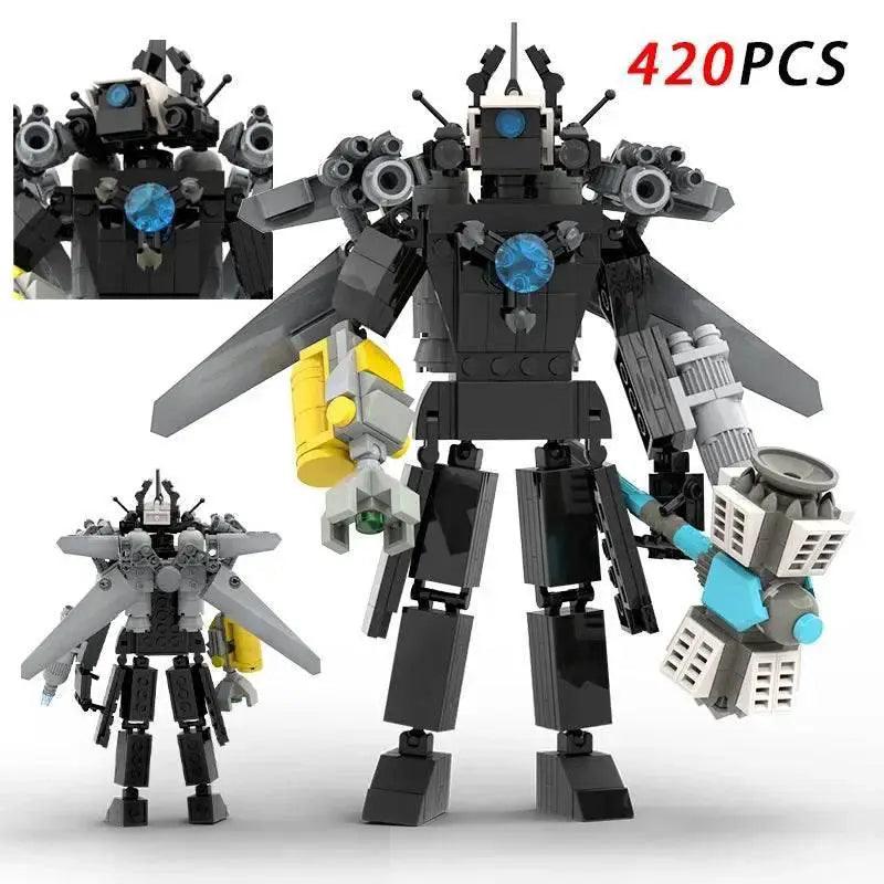 Hot Skibidi Toilet Building Blocks Titan Speakerman Upgrade - ToylandEU