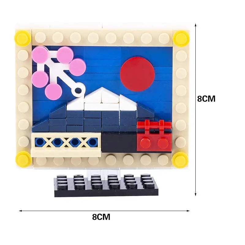 MOC City Series Scene Building Blocks Flower Shop Garden white poplar Men's restroom DIY Kids Toys Park Bench Street Lamp Toys - ToylandEU