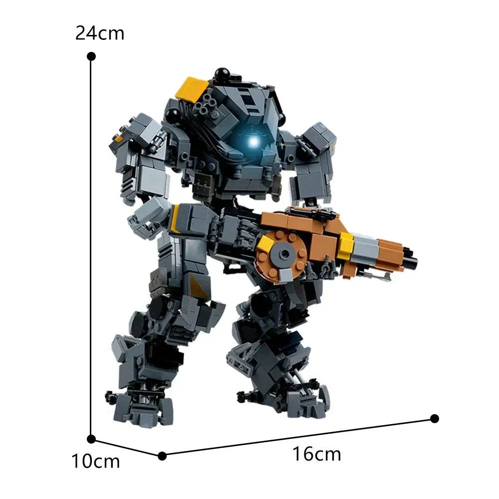BuildMoc Titanfalls 2 Ion-class Titan Reaper Titan BT-7274 Set - ToylandEU