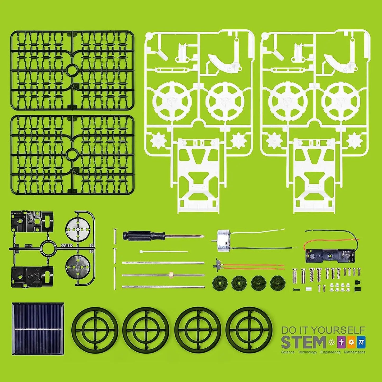 Solar Powered DIY Climbing Car Model STEM Educational Toy Kit - ToylandEU