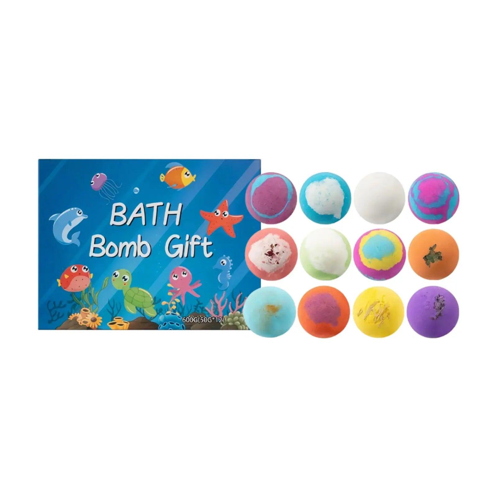 Kids Bath Bombs Gift Moisturizing Soothing Surprise Ocean Toys Fun Bathing Gentle Cleansing Fresh Fragrance Toy Bath Bombs Set - ToylandEU