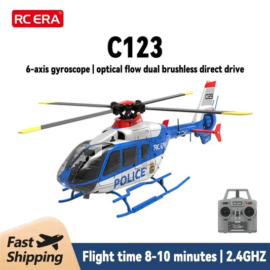 JJRC C123 RC Helicopter with Brushless Motors - Remote Control Toy for Adults and Boys