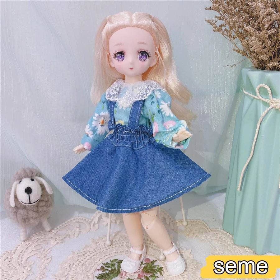 1/6 Bjd Anime Dolls For Kids Girls 6 to 9 Years Toy - ToylandEU