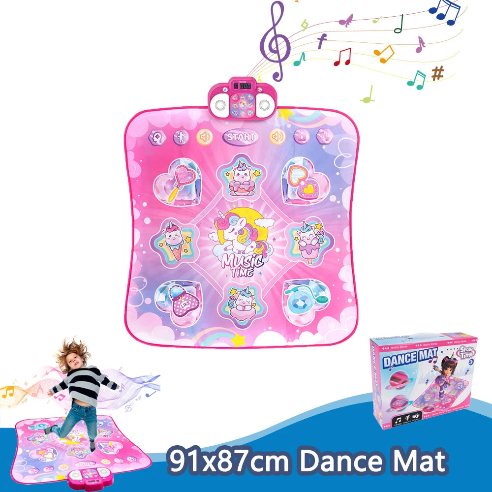 Kids Electronic Dance Mat Blanket With 9 Levels Educational Fun