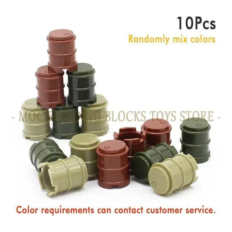 Premium Military Scene Building Set Lego Compatible With Barbed Wire Sandbags And Army Figures For Military Enthusiasts - ToylandEU