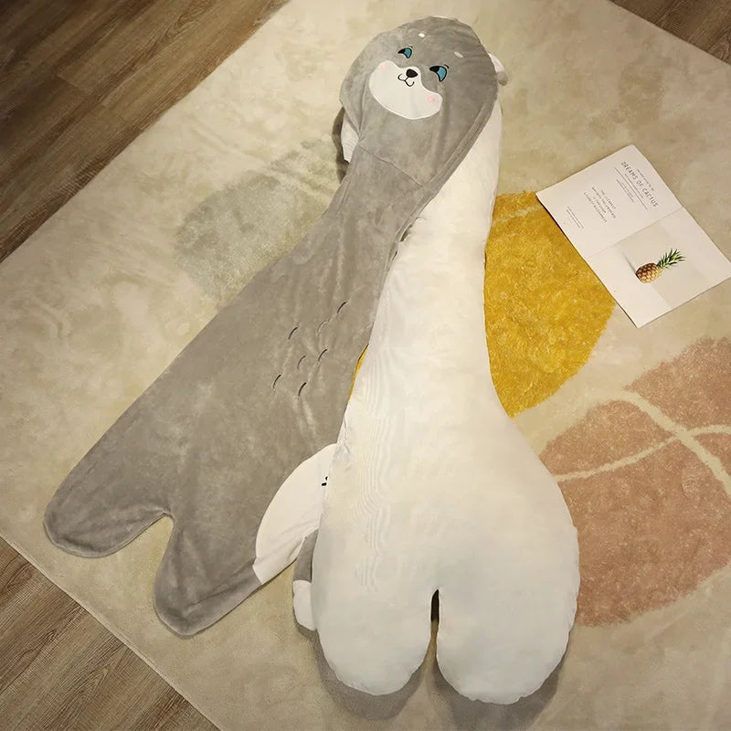 150cm Giant Stuffed Animal Plush Pillow Cute Large Long Unicorn Pillow