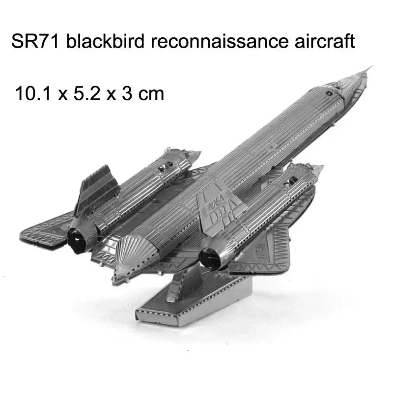 3D Metal Puzzle | Military Aircraft Kit | DIY Model Kit | J-20 J-10B