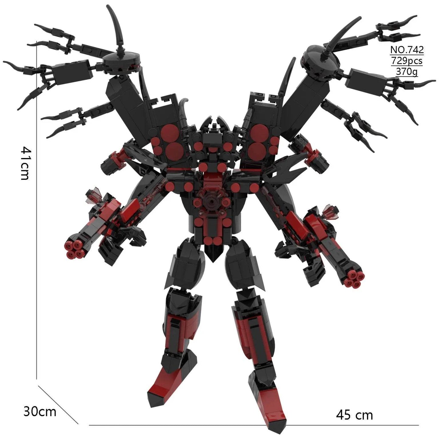 MOC Skibidi Figures Toilet Man Titan Clock King Blocks Set Building Bricks MOC - ToylandEU