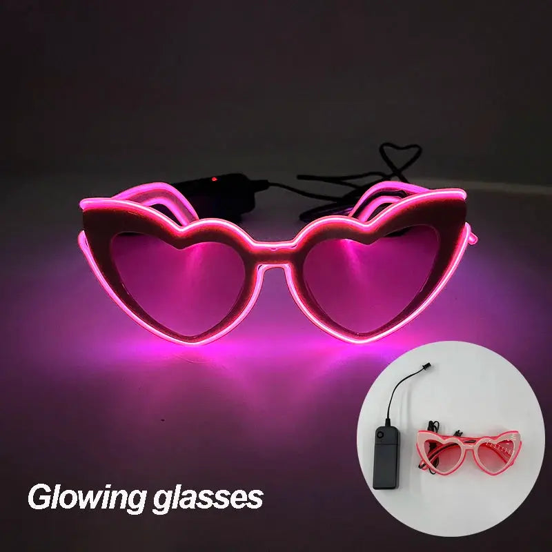 New Cool Cyberpunk Style Glasses Glowing Party Decor Luminous LED Sunglasses Lighting Up Bar Rave Music Dancing Party - ToylandEU