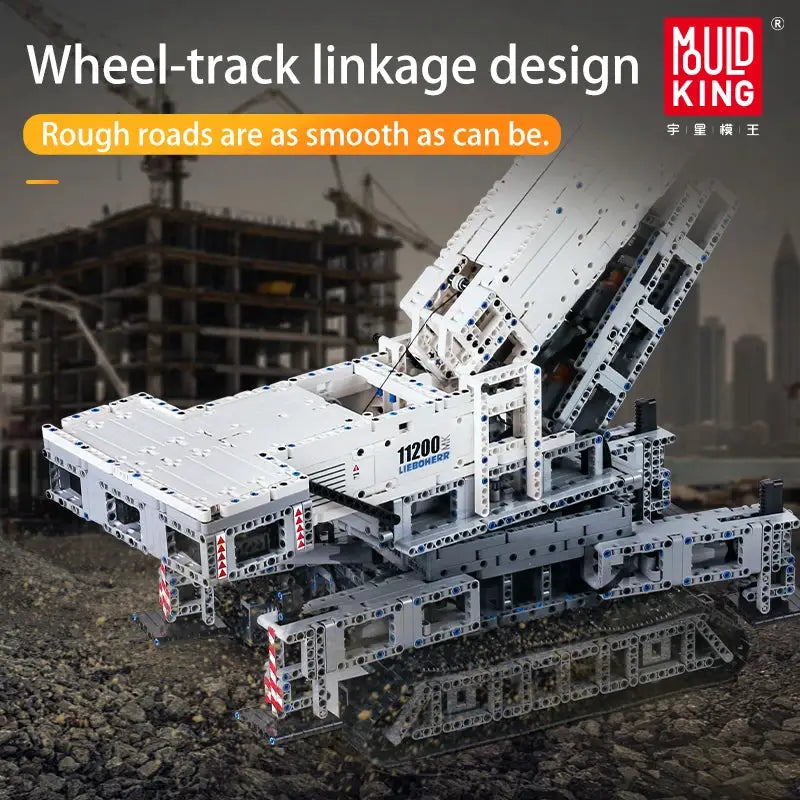 MOULD KING 17002 Technical Building Blocks Kits APP Remote Control Truck LTM Excavator Crane Model Toys Christmas Gifts 4000PCS - ToylandEU