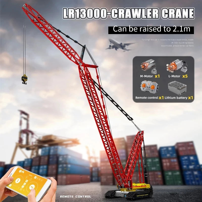 Ultimate Motorized Construction Crane Toy with App Control - ToylandEU