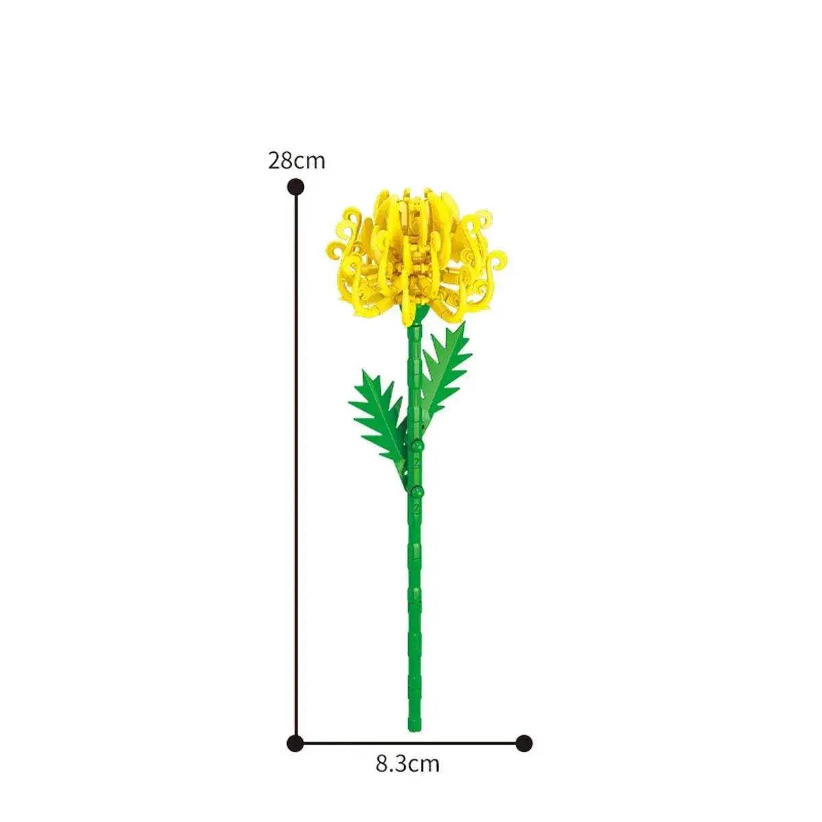 Eternal Block Flower Assembly Bouquet Desktop Decoration Toy - ToylandEU