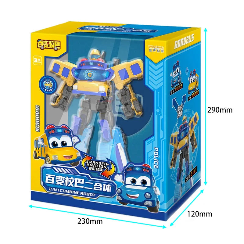 GGBOND Gogo Bus 2-IN-1 adaptable Robot to Car Action Figures - ToylandEU