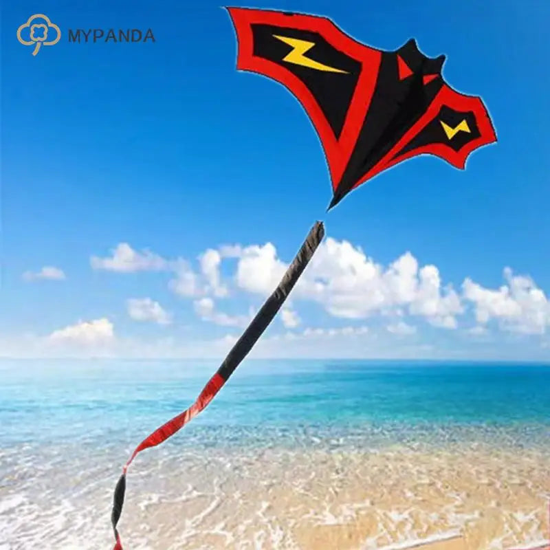 Easy to Fly Handmade  Children's Bat Kite with Long Tail - ToylandEU