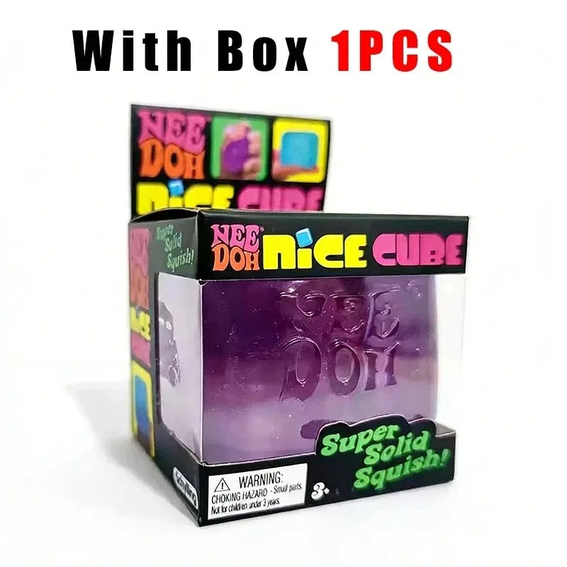 Nee Doh Fidget Cube | Soft Squeeze Relief | Mini Blind Box | Teens