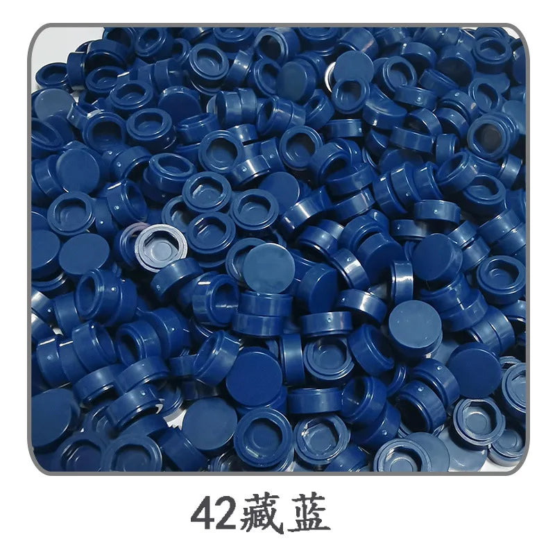Small Particle Bricks | 1x1 Round Tiles | Compatible With Lego | MOC Builders