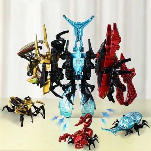 Funny Insect Deformation Robot Model Set Toy With Multiple Joints Transformation ToylandEU.com Toyland EU