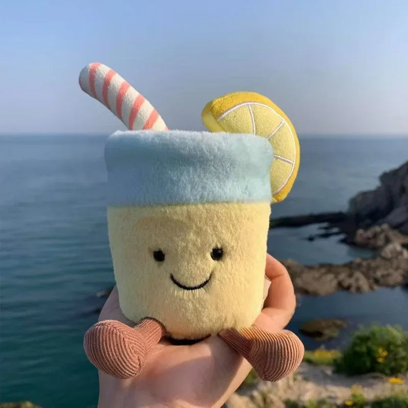 Kawaii Plush Toy Coconut Lemonade 20cm Soft Room Decor Gift - ToylandEU