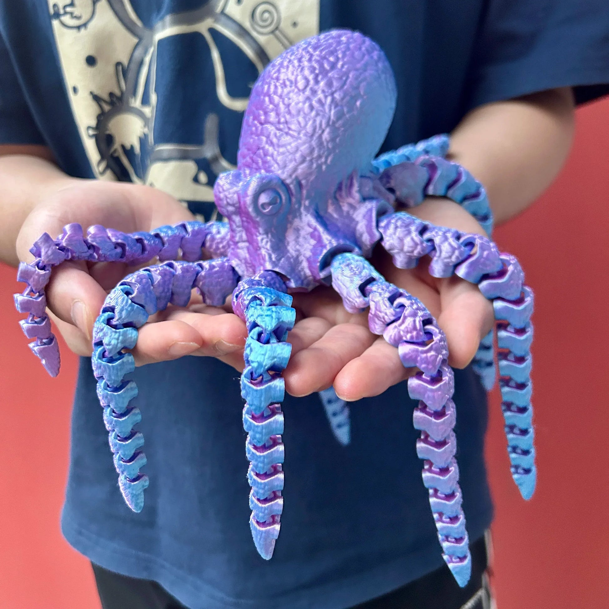 Colorful 3D Printed Octopus Statue Desktop Decoration - ToylandEU