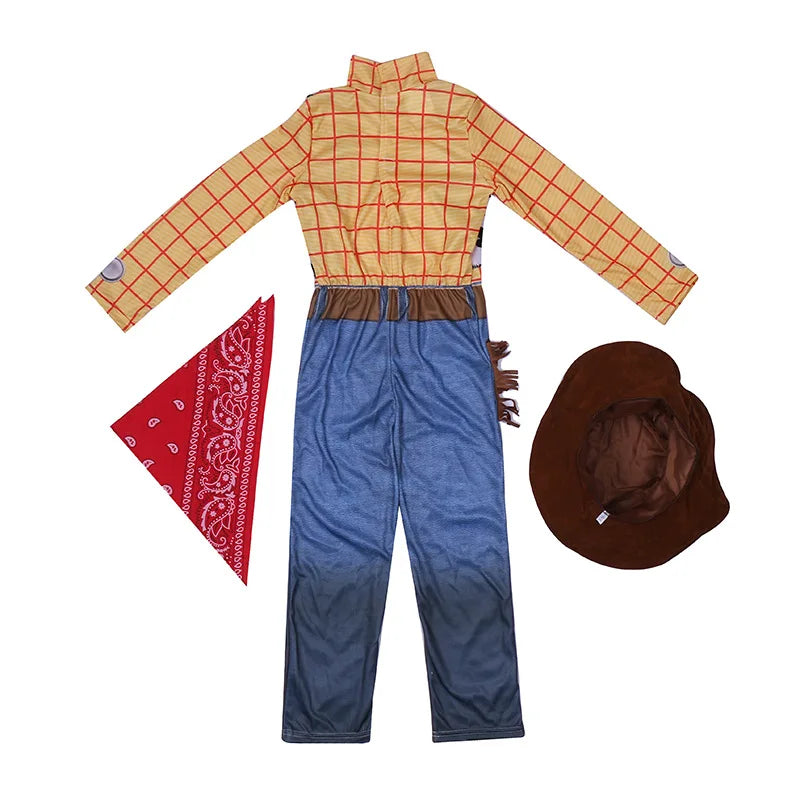 Kid's Cowboy Sheriff Costume - Woody Inspired Costume for Halloween Fun