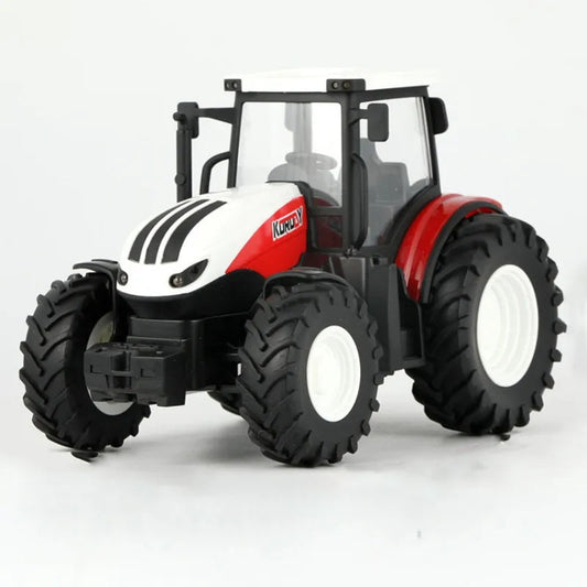 2.4ghz Rc Tractor Trailer With Led Headlights Farm Toy Set 1:24 Remote - ToylandEU